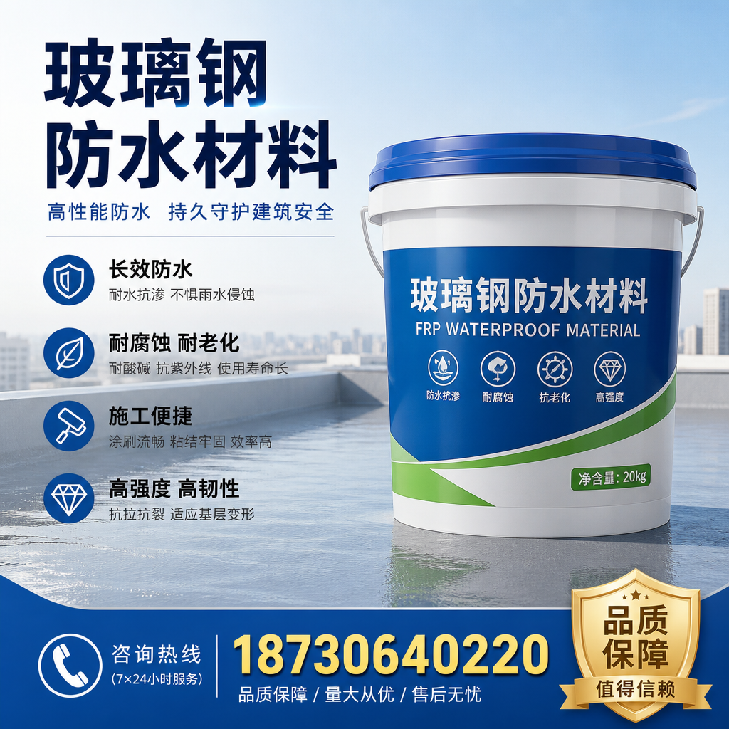专家解析：玻璃钢防水材料的市场前景分析在 通化